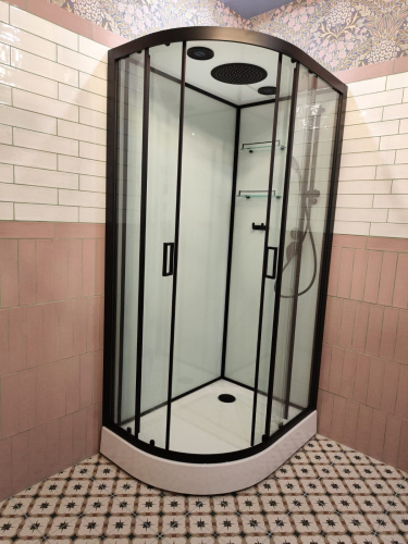 Душевая кабина Frank 214015 120х80 без крыши ориентация правая - фото 3 Душевая кабина Frank 214015 120х80 без крыши ориентация правая - фото 3