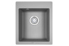 Кухонная мойка Granula 4201, АЛЮМИНИУМ 42х49 цвет серый поверхность матовая