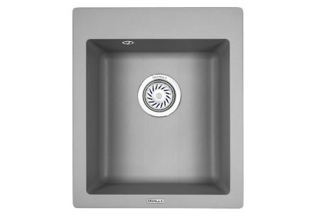 Кухонная мойка Granula 4201, АЛЮМИНИУМ 42х49 цвет серый поверхность матовая