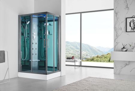 Душевая кабина SSWW BU621L 120х80 прямоугольная с крышей ориентация левая