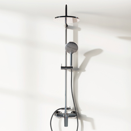 Душевая стойка Damixa Jupiter 977710000 настенная цвет хром