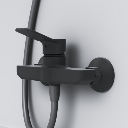Смеситель для душа Am.Pm X-Joy F85A20022 настенный черный без термостата - фото 4
