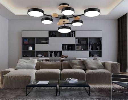 Люстра на штанге Ambrella Light LineTech (ЛинеТецх) FL4863