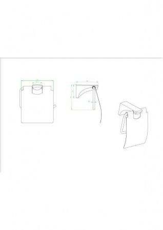 Бумагодержатель CeramaLux MONELLI 70007