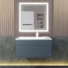 Тумба с раковиной Uperwood Lotus Premium 39340207462 80х50 цвет серый