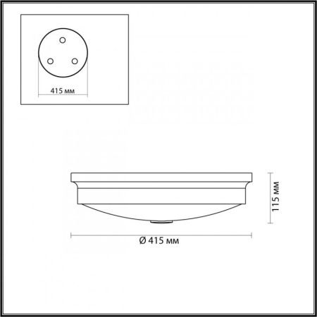Светильник потолочный Odeon Light MARSEI (МАРСЕИ) 4824/4C