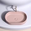 Раковина из сантехнического фарфора Ceramica Nova ELEMENT CN6048MP 60х40 накладная цвет розовый без отверстий под смеситель