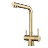 Смеситель для кухни Shevanik S468G на мойку золото