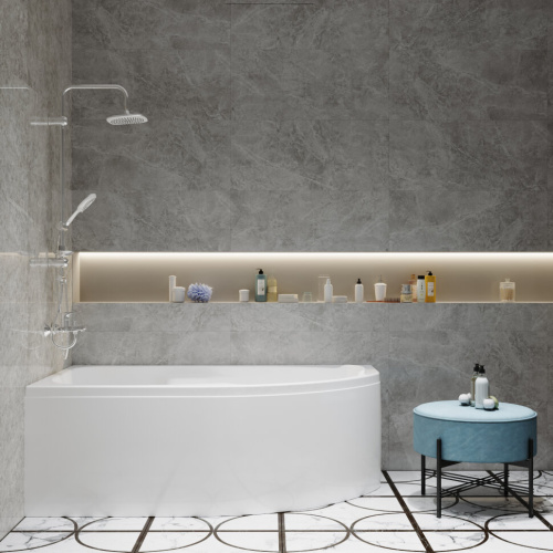 Ванна акриловая Тритон София Щ0000046115 170х95 пристенная ассиметричная без каркаса - фото 5 Ванна акриловая Тритон София Щ0000046115 170х95 пристенная ассиметричная без каркаса - фото 5