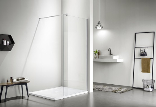 Душевая перегородка Aquatek AQ WIW 08020CH 80х200 стекло прозрачное 8 мм - фото 2