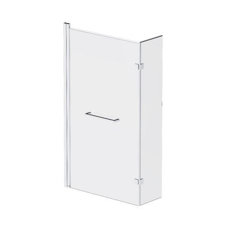 Душевая шторка на ванну Damixa Skyline DX35WBS-D7W1-150MT 80х140 стекло прозрачное профиль хром ориентация универсальная