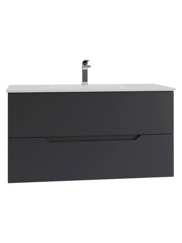Тумба с раковиной Orange Line Li-100Tub+Ra 101,5х46,5х54,1 - фото 3