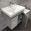 Тумба с раковиной Comforty Осло 00-00000835CF 60х40 подвесная цвет серый