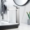 Смеситель Raffine F1196T на раковину оружейная сталь