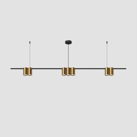 Светильник подвесной Denkirs Orbit (Орбит) DK4063-BK+SG