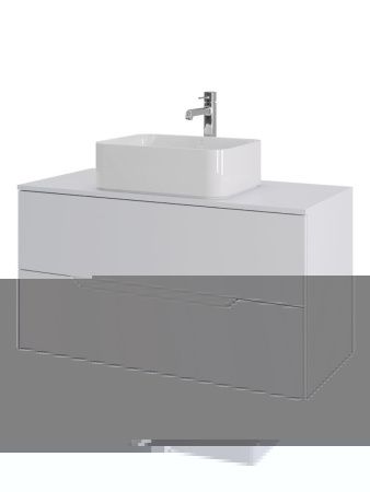 Тумба с раковиной Orange Line Li-100TuwMDF+B02-460W 100х50