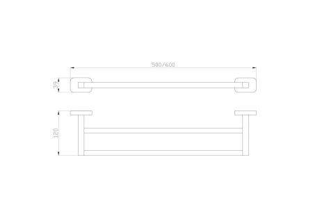 Полотенцедержатель Wonzon & Woghand GRAFFITY WW-9311-BG