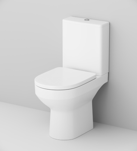 Унитаз напольный с бачком Am.Pm Spirit V2.0 C708600SC белый глянцевый с сиденьем микролифт душевой смыв - фото 3