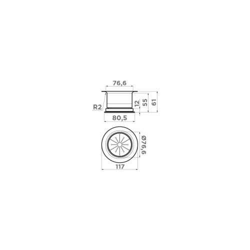 Cменная горловина для измельчителя Nagare Omoikiri NA-04-LG 4956726 - фото 2