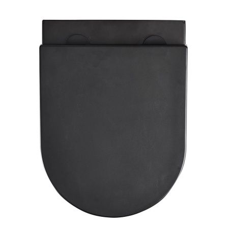 Унитаз подвесной LeMark Glazer 9612004 черный с сиденьем микролифт безободковый смыв торнадо