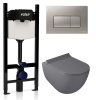 Комплект унитаз с инсталляцией Valsir KIT VSCrM 7317GM Slim P1
