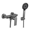 Смеситель для ванны и душа Fmark FS8802Q настенный графит