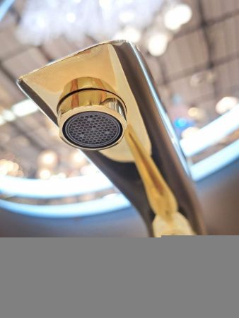 Смеситель AltroBagno Costanza AltroBagnoCostanza0125Or на раковину золото