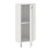 Шкаф-пенал RUNO ЭКОНОМ 00000000005 30х30х87 напольный цвет белый
