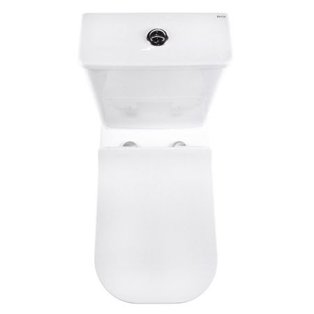 Унитаз напольный с бачком Bond Cube F07-00 белый с сиденьем безободковый душевой смыв