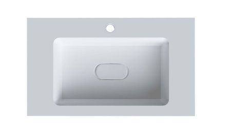 Раковина из искусственного камня Taliente 4627173210430 80х50 накладная цвет белый
