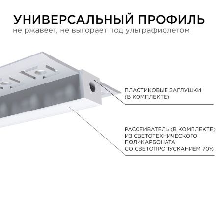 Профиль под гипсокартон Apeyron 19572