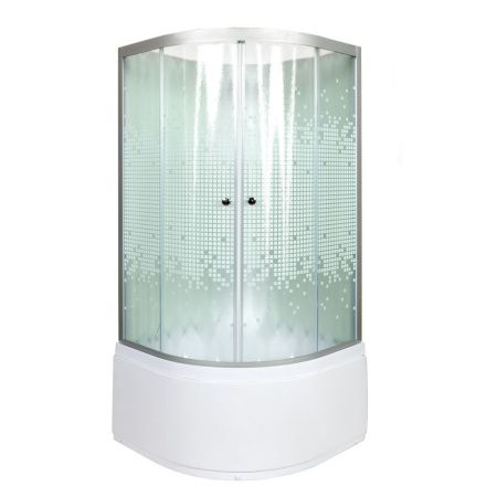 Душевая кабина AvaCan L910N 100х100 четверть круга без крыши ориентация универсальная