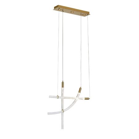 Светильник подвесной Delight Collection OD2412-3 gold/clear
