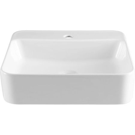 Раковина керамическая Allen Brau Liberty 4.32014.20 50х50 накладная цвет белый 1 отверстие под смеситель