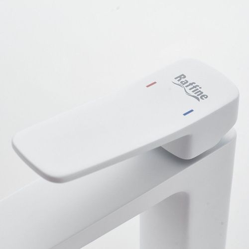 Смеситель Raffine F0199C на раковину белый - фото 5