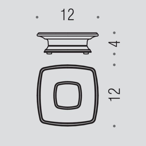 Мыльница Colombo Portofino B3242.CR2-VAN - фото 2