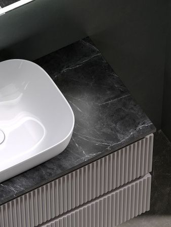Тумба под раковину Sancos SNOB R SNR100SM 100х40 подвесная цвет бежевый