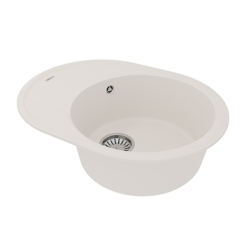 Кухонная мойка LeMark Lacha 620 9910052 62х47 цвет белый - фото 2
