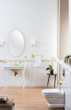 Чаша унитаза подвесная Creavit Antik AN320-00CB00E-0000 цвет белый без сиденья душевой смыв