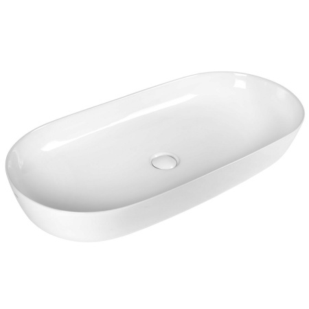 Раковина Bond Oval 80 см S51-800 накладная цвет белый глянцевый