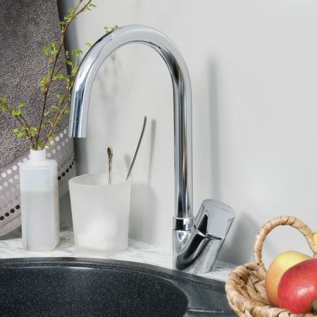 Смеситель для кухни Wasserkraft Ruhr 24400 24407 на мойку хром