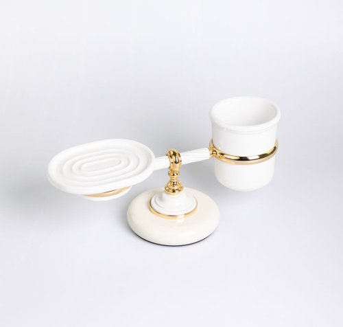 Мыльница + стакан Stil Haus Giunone G15М(04)