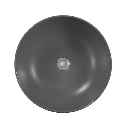 Раковина из сантехнического фарфора Aquatek ЕВРОПА AQ5558-MG 40х40 накладная цвет серый без отверстий под смеситель