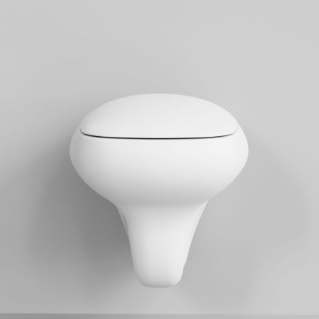 Чаша унитаза подвесная Ambassador Diamond 123T20101R цвет белый без сиденья каскадный смыв