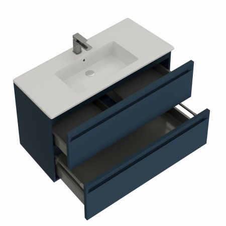 Тумба под раковину Allen Brau Eclipse 2.0 1.E1002.BGM 2.0 80х50 подвесная цвет синий