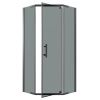 Душевой уголок Niagara Eco NG-1009-14DT 90х90 стекло тонированное профиль черный без поддона