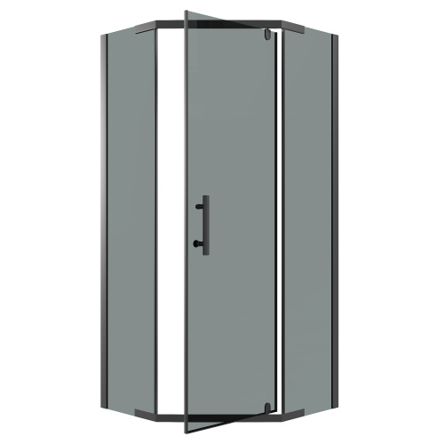 Душевой уголок Niagara Eco NG-1009-14DT 88х88 стекло тонированное профиль черный матовый - фото 2