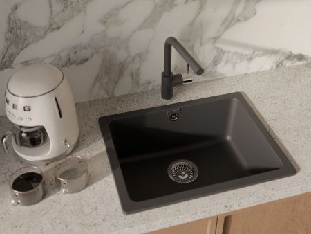 Смеситель для кухни Rivelato 9021608 antracite cromo на мойку черный/хром