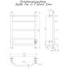 Полотенцесушитель электрический Тругор Браво Пэк сп БравоПэксп3/604032 45х60 хром