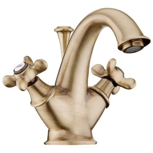 Смеситель Webert Ottocento OT700102065 на раковину бронза - фото 2